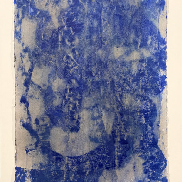 Blues I- Acryl op papier - Ingelijst 90 x 70 cm - Herman van Veen 2023 - € 3.750