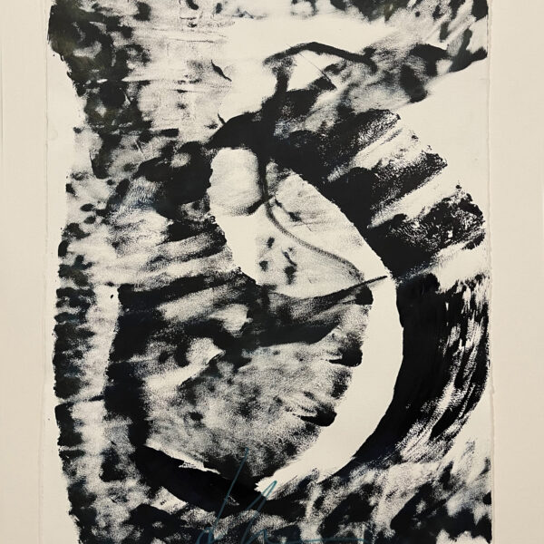 Markanten II- Acryl op papier - Ingelijst 90 x 70 cm - Herman van Veen 2023